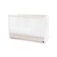 Bed DREAM NEW 60x120 white+light oak /removed front panels/